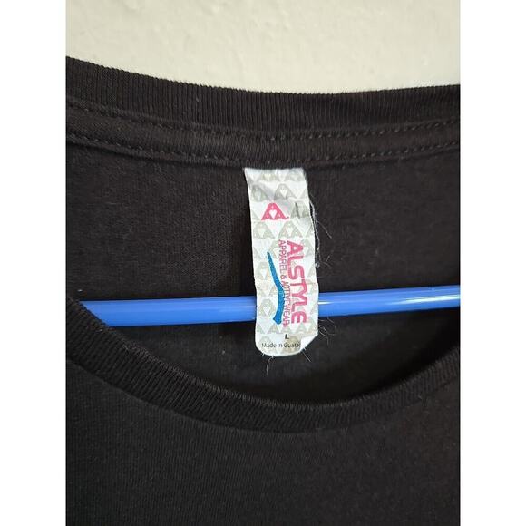 San Francisco Giants Tee Shirt Women Black Orange Majestic We own the Pennant L - Picture 4 of 6